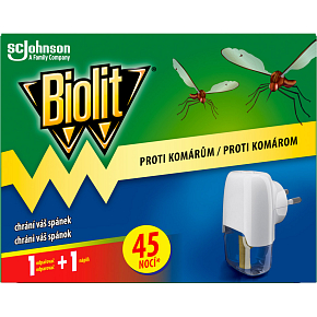 Biolit elektrischer Verdampfer gegen Mücken, 45 Nächte, 27 ml