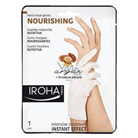 Iroha Nourishing Nourishing Maske für Hände und Nägel mit Arganöl 2 x 9 ml