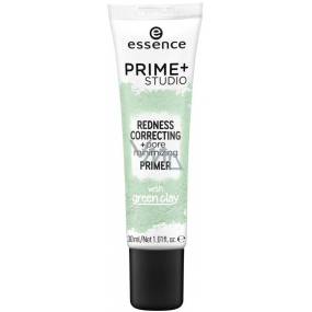 Essence Prime + Studio Rötungskorrektur Foundation für Make-up 30 ml