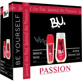 BU Passion parfümiertes Deodorantglas für Frauen 75 ml + Duschgel 250 ml, Kosmetikset