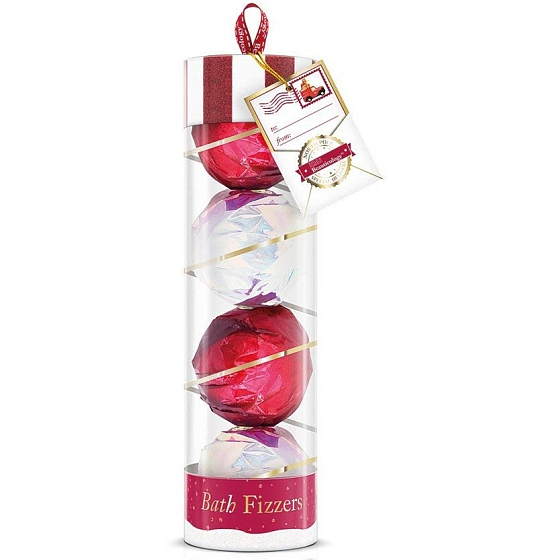 Baylis & Harding Red Collection Schaumbadekugeln 4 Stück x 100 g, Kosmetikset