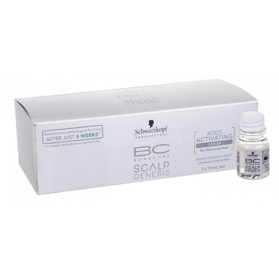 Schwarzkopf Professional BC Bonacure Scalp Genesis Wurzelaktivierungsserum zur Aktivierung von Wurzeln 7 x 10 ml