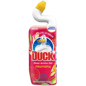 Duck Deep Action Gel Fruitopia Toilettenflüssigkeitsreinigungs- und Desinfektionsmittel 750 ml