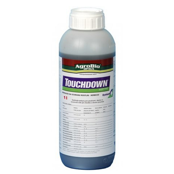AgroBio Touchdown Quattro Weed gegen eine Vielzahl von einjährigen und mehrjährigen Unkräutern, einschließlich Kriechkraut, Keimlingskraut und Feldmilch 1000 ml BSN9L1723