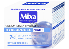 Mixa Hyalurogel Nachtnachtcreme für empfindliche Haut 50 ml