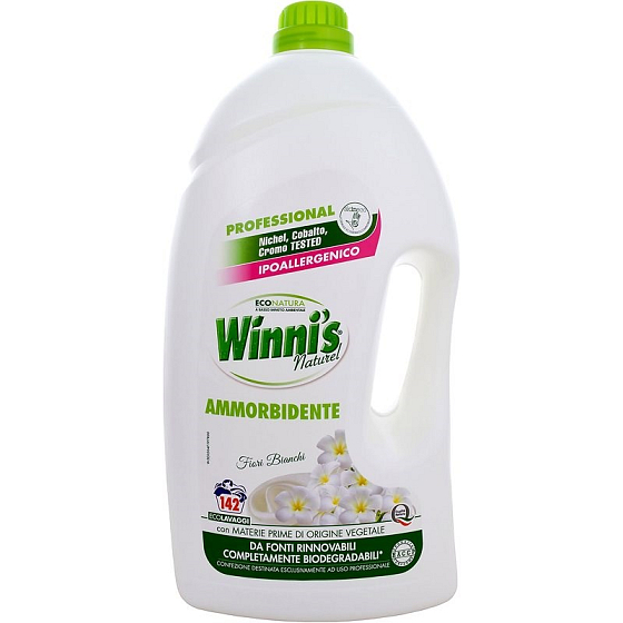 Winnis Eko Ammorbidente Fiori Bianchi hypoallergener konzentrierter Weichmacher mit blumigem Duft 142 Dosen 5 l