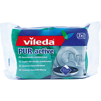 Vileda PUR active Schwamm für Geschirr hoch, 2 Stück