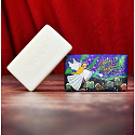 English Soap Angel - Blueberry, Vanilla & Moses Christmas natürliche parfümierte Toilettenseife mit Sheabutter 190 g