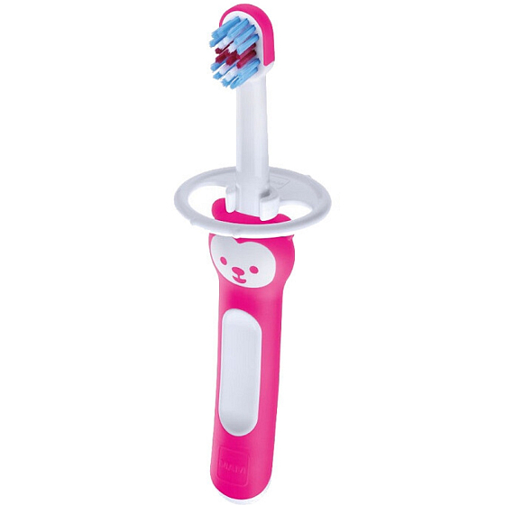 Mam Baby's Brush Zahnbürste für Kinder ab 6 Monaten rosa