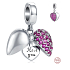 Sterling Silber 925 Herz Openable I Love You Anhänger Armband Liebe