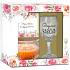 Albi Wonderful Grandma Weinglas 220 ml + Duftkerze + Widmung, Geschenkset