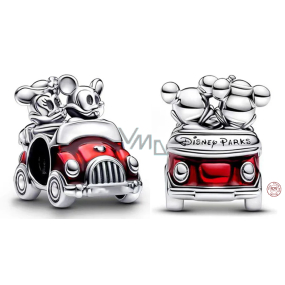 Charm Sterling Silber 925 Disney Mickey & Minnie ma Reise, Perle auf Reise-Armband Charm Sterling Silber 925 Disney Mickey & Minnie ma Reise, Perle auf Reise-Armband