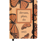Albi Tagebuch 2025 täglich - Schmetterlinge 16,5 x 12 x 2,5 cm