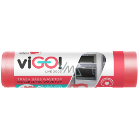 Vigo Odpadkový pytel s vůní jahod 35 l, 8 µ, 50 x 56 cm, 26 kusů Vigo Odpadkový pytel s vůní jahod 35 l, 8 µ, 50 x 56 cm, 26 kusů