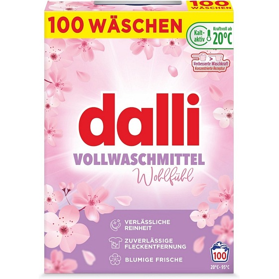 Dalli Wohlfühl Waschmittel für Wolle, 100 Wäschen, 5 kg
