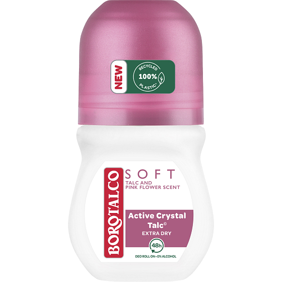 Borotalco Roll On Soft original Deodorant kuličkový, 50 ml