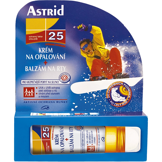 Astrid F25 Sonnencreme + Lippenbalsam 4 g