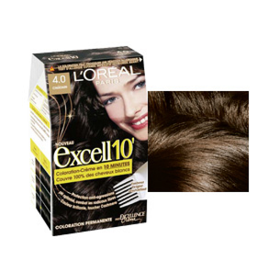 Loreal Excell 10 Haarfarbe 4.0 Braun