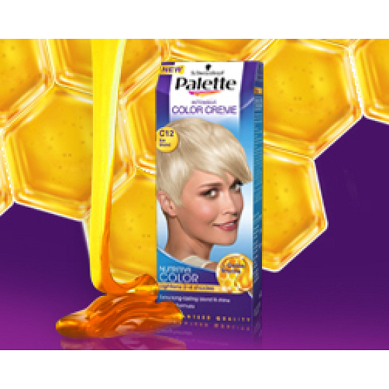 Schwarzkopf Palette Intensive Color Creme Haarfarbe Tint C12 Ice Fawn