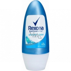 Rexona Shower Clean Ball Antitranspirant Deodorant Roll-On für Frauen 50 ml