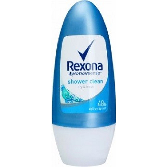 Rexona Shower Clean Ball Antitranspirant Deodorant Roll-On für Frauen 50 ml