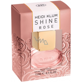 Heidi Klum Shine Rose Eau de Toilette für Frauen 15 ml