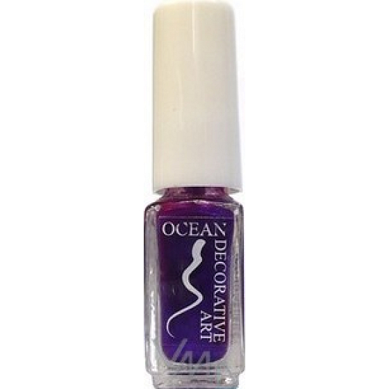 Ocean Decorative Art dekorieren Nagellack Schatten 45 dunkelviolett 5 ml