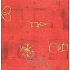 Nekupto Geschenkpapier 70 x 200 cm Weihnachtsrot 1 Rolle
