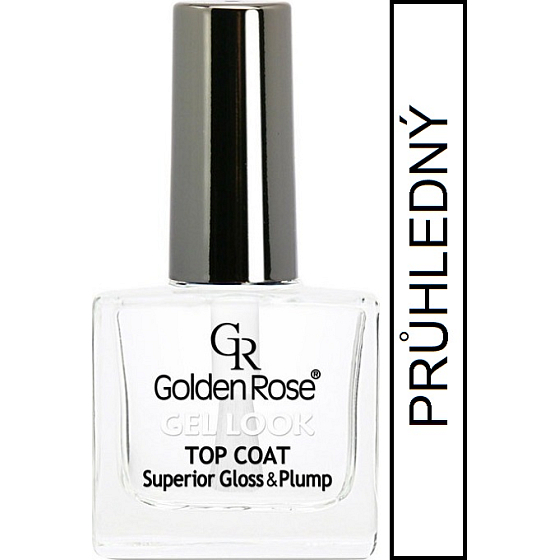 Decklack im Golden Rose Gel Look Top Coat für Nägel 10,5 ml