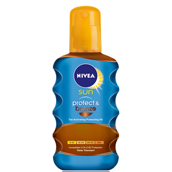Nivea Sun Protect + Bronze F30 + Bräunungsöl 200 ml Spray