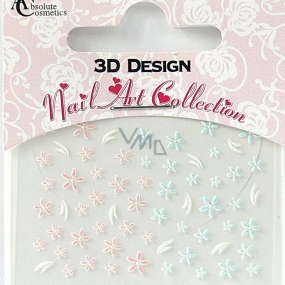 Absolute Cosmetics Nail Art 3D Nagelaufkleber 24922 1 Blatt