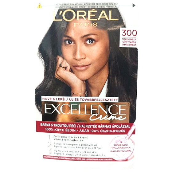 Loreal Paris Excellence Creme Haarfarbe 300 Dunkelbraun