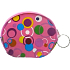Nekupto Wallet pink mit farbigen Rädern 10 x 8 cm