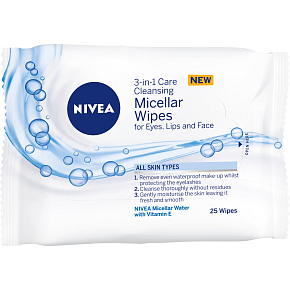 Nivea Micellare Reinigungstücher 3in1, 25 St.