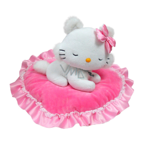 Hello Kitty Charmmy Kitty Plüschtier auf einem Kissen 17 cm