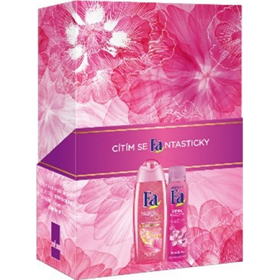 Fa Magic Oil Duschgel 250 ml + Pink Passion 150 ml Deospray, Kosmetikset