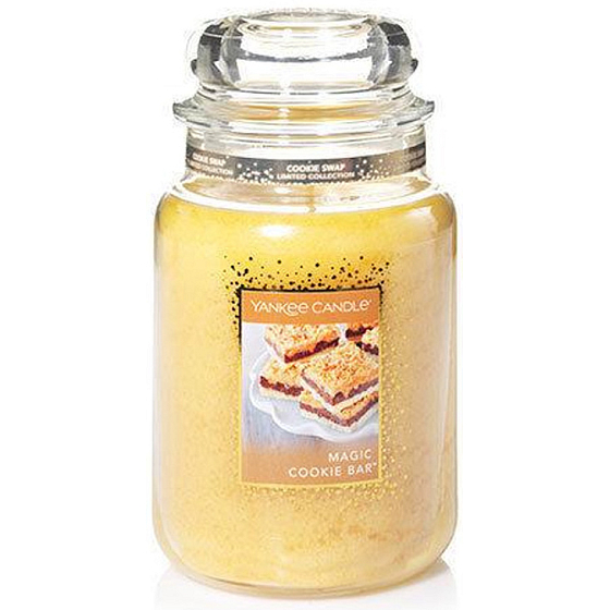 Yankee Candle Magic Cookie Bar - Duftkerze mit Schokoladenkaramellriegel Klassisches großes Glas 623 g