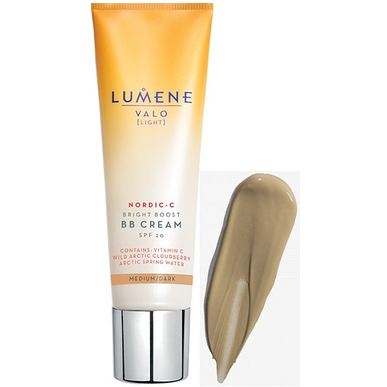Lumene Valo Nordic-C Bright Boost SPF20 Aufhellende BB-Creme für alle Hauttypen Mittel / Dunkel 30 ml