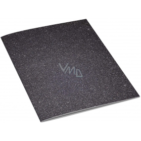 Ditipo Notebook Glitter Collection A5 schwarz-silber gefüttert 15 x 21 cm 3425002
