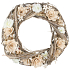 Kranz eingewebte Creme 34 cm