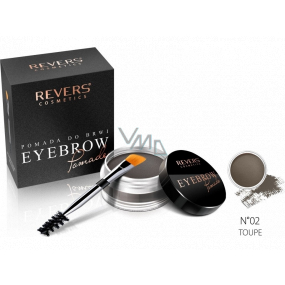 Revers Eye Brow Pomade Augenbrauen Lippenstift mit Arganöl 02 Taupe 3 g