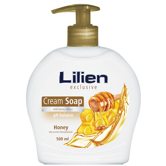 Lilien Exclusive Honig cremiger Flüssigseifenspender 500 ml