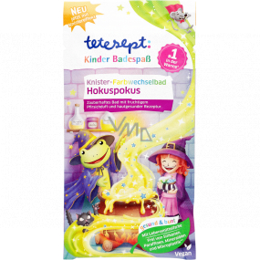 Tetesept Hokuspokus Badesalz mit magischem Farbwechsel beim Baden für Kinder 45 g