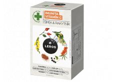 Leros Immunität Vitamin C Hagebutte und Sanddorn pflanzliche Immunität Tee 20 x 2 g
