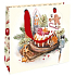Nekupto Geschenkpapier Tasche Luxus 18 x 16 cm Weihnachtskuchen