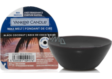 Yankee Candle Black Coconut - Schwarze Kokosnuss duftende Wachs für aromalampy 22 g