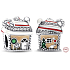 Charm Sterling Silber 925 Lebkuchenhaus, Perle für Armband Weihnachten
