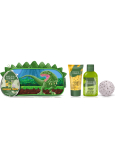 Baylis & Harding Dinosaurus Badeschaum 100 ml + Haarshampoo 50 ml + Fizzy Badebombe 45 g + Kosmetiktasche, Kosmetikset für Kinder