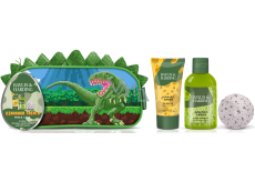 Baylis & Harding Dinosaurus Badeschaum 100 ml + Haarshampoo 50 ml + Fizzy Badebombe 45 g + Kosmetiktasche, Kosmetikset für Kinder