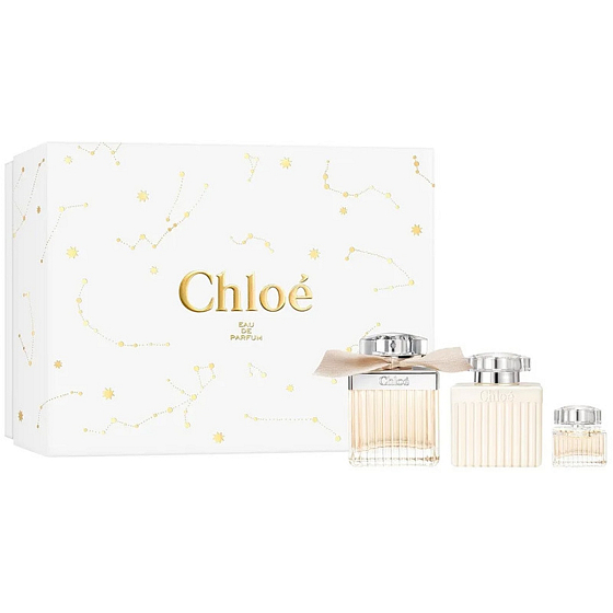 Chloé Chloé Eau de Parfum 75 ml + Eau de Parfum 5 ml + Körpercreme 100 ml, Geschenkset für Frauen